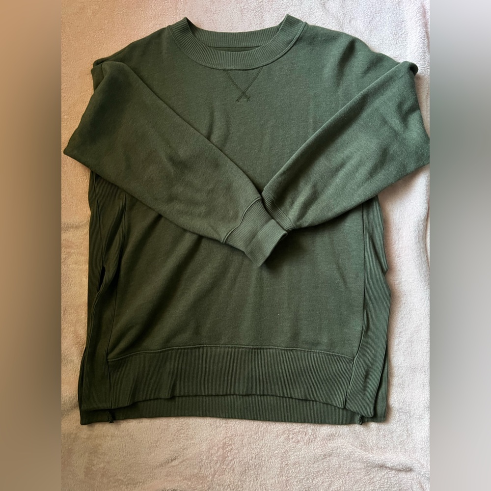 Olive Green Oversized Sweater